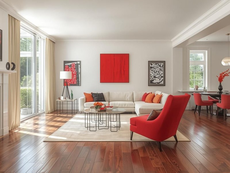 hardwood + red