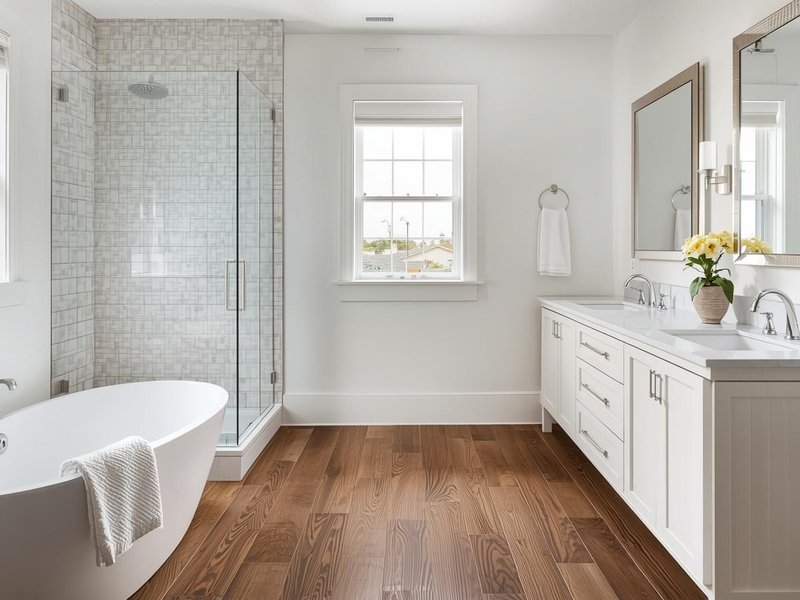 hardwood + white